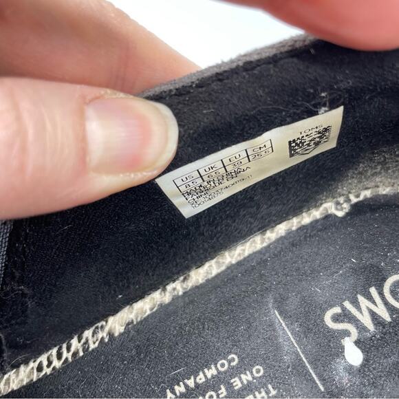 Toms Grey Snake Embossed Leather Slip On Loafer Womens 8.5 Fall Anle Boots - Picture 4 of 9